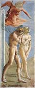 unknow artist Adam and Eve were driven out of Iraq oil painting reproduction